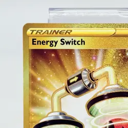 Energy Switch 212/195 Full Art Secret Rare Holo Gold Pokemon Silver Tempest NM - Image 2