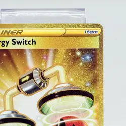 Energy Switch 212/195 Full Art Secret Rare Holo Gold Pokemon Silver Tempest NM - Image 3