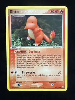 Pokemon TCG - Ditto (Charmander) 61/113 - EX Delta Species - GEM MINT CONDITION - Image 1