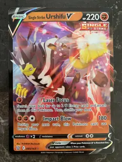 Pokemon Battle Styles - SINGLE STRIKE URSHIFU V - 085/163 - NM/M! - Image 1