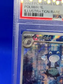 Pokemon Scarlet & Violet 151 Poliwhirl 176/165 Illustration Rare IR PSA 9 - Image 3