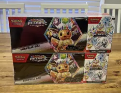 Pokemon Prismatic Evolutions Sams Club Exclusive Surprise Box Booster Bundle x2 - Image 1