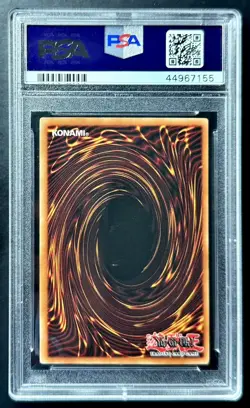 2003 Yugioh INJECTION FAIRY LILY 1st Edition LOD-100 Secret Rare PSA 7 Near Mint - Image 2