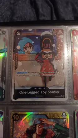 One Piece TCG One-Legged Toy Soldier (Alternate Art) OP05-081 - Image 1
