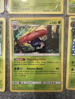 Sun and Moon and XY Era Grass Type Lot Pokemon Cards - Image 2