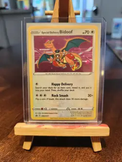 Special Delivery Bidoof - SWSH177 - Pokemon Sword & Shield Promo Holo Card NM - Image 1