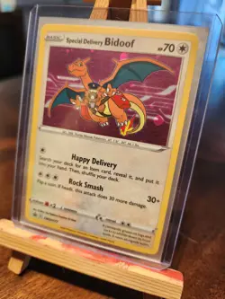 Special Delivery Bidoof - SWSH177 - Pokemon Sword & Shield Promo Holo Card NM - Image 3