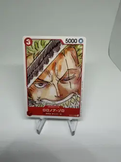 One Piece card ST01-013 SR Roronoa Zoro Japanese - Image 1