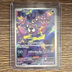 Pokemon Gastly Illustration Rare Full Art Holo SV05 Temporal Forces 177/162 Card - Image 1