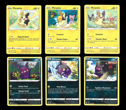 Morpeko CUTE Collector Collection Card Set of 6 English NM Holo Rare Hangry - Image 1