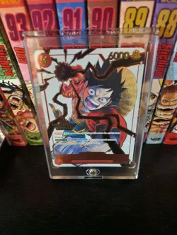 One Piece CCG Monkey.D.Luffy 3rd Anniversary Winner Card - Image 1