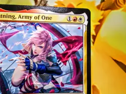 Lightning Army of One mythic magic the gathering final fantasy trading card - Image 5