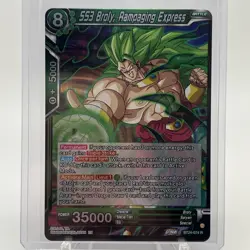 SS3 Broly Rampaging Express Silver Foil BT24-074 R Dragon Ball Super Card CCG - Image 1