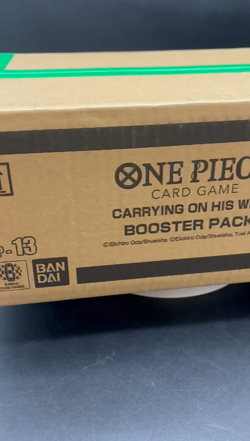 One Piece Card Game OP-13 Carrying On His Will Booster Box Case SEALED English - Image 2