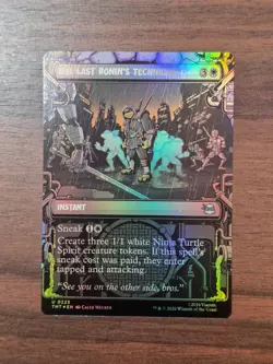 The Last Ronin's Technique - Foil - Showcase U MTG Teenage Mutant Ninja Turtl - Image 1