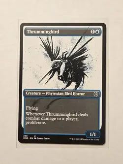 Thrummingbird (Showcase) - Phyrexia: All Will Be One - LP - Uncommon - Creature - Image 1