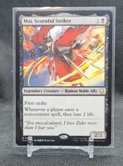 2025 MTG Avatar: The Last Airbender Mai, Scornful Striker Rare - Image 1