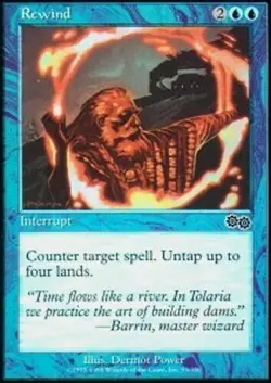Rewind X4 (Urza's Saga) MTG - Image 1