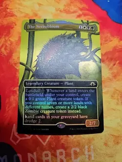 The Necrobloom (Borderless) - Modern Horizons 3 (MH3) - Foil - NM - Image 1