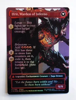 Clive, Ifrit's Dominant #385 Final Fantasy ~ MTG ~ Borderless -Foil - Image 2