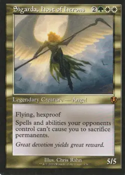 MTG INNISTRAD REMASTERED SIGARDA, HOST OF HERONS RETRO FRAME RARE - Image 1