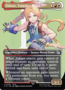 Zidane, Tantalus Thief (Borderless), #405, FIN, Regular - Image 1