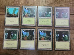 Magic the Gathering MTG Forest Lot Japanese german french Mix U - Image 1