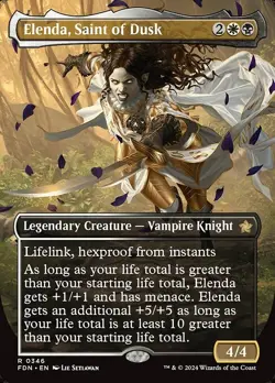 Elenda, Saint of Dusk-Foundations-Borderless-Regular-346-NM - Image 1