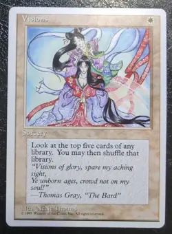 MTG Alternate 4th Edition Visions Mint Unplayed Magic The Gathering - Image 1