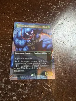 2025 MTG Spider-Man #R22 Venom, Deadly Devourer Foil - Image 1