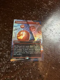 Pumpkin Bombs (Borderless) Marvel's Spider-Man: Eternal-Legal Foil - Image 1