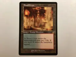 MTG Ravnica Remastered BLOOD CRYPT NM (BIN) Graded Power - Image 1