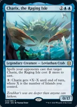 MTG Charix, the Raging Isle FOIL - ZNR Zendikar Rising NM - Image 1