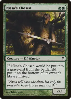 Zendikar Nissa's Chosen MTG Magic the Gathering NM - Image 1