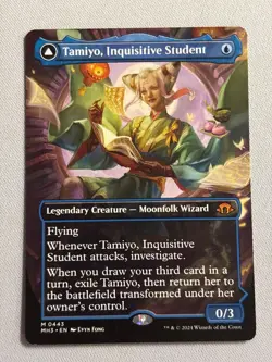 Tamiyo, Inquisitive Student - Borderless - Modern Horizons 3 - LP MTG - Image 1