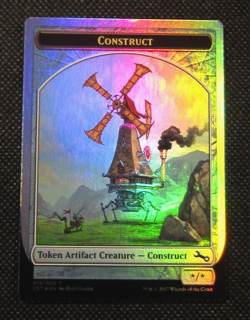 MTG FOIL CONSTRUCT TOKEN Unstable - Image 1