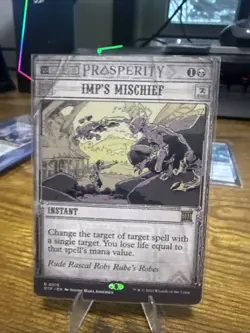 MTG OTJ Breaking News R Imp's Mischief #0015 - Image 1