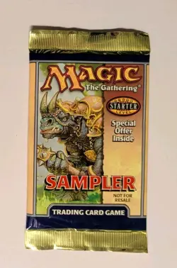 WOTC STARTER 2000 Sampler Booster Pack Sealed MAGIC THE GATHERING (MTG) Vintage! - Image 2