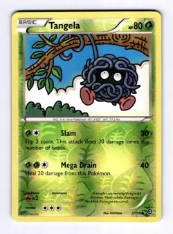 Tangela XY - Steam Siege #1 (2016) Common Reverse Holo NM Pokemon - Image 1