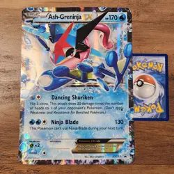 Jumbo Ash-Greninja EX XY133 HP 2016 Card Pokemon XY Collection Box Promo - Image 1