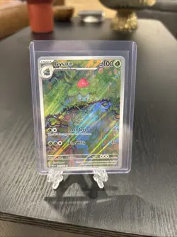 Pokemon TCG Ivysaur 167/165 Scarlet & Violet 151 Illustration Rare Full Art Holo - Image 1