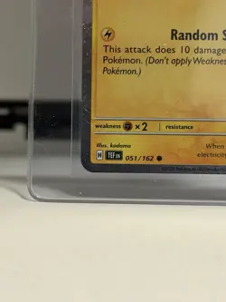 Pokemon Pikachu 051/162 TEF Promo Holo Basic 70 HP Random Spark Pokemon Day - Image 5