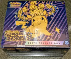 Surging Sparks Elite Trainer Box ETB - Factory Sealed - Pokemon Scarlet & Violet - Image 1