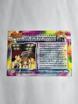 Mewto Strikes Back Rainbow Foil Like It Never Happened Pokemon Topps Nintendo... - Image 2