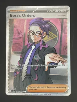 Boss’s Orders 256/217 Ultra Rare Full Art Pokemon TCG Ascended Heroes - Image 1