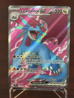 Pokemon Salamence EX 177/159 Journey Together Ultra Rare NM - Image 1