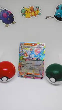 Cinderace ex - 028/142 - SV07: Stellar Crown - Pokemon TCG - NM - HOLO - Image 1