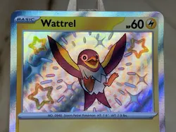 Pokemon Wattrel - 145/091 - Paldean Fates - Baby Shiny Rare Holo - NM - Image 2