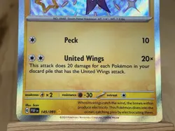 Pokemon Wattrel - 145/091 - Paldean Fates - Baby Shiny Rare Holo - NM - Image 3