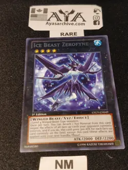 ICE BEASTY ZEROFYNE - 1st ed RARE NM/VLP LTGY-EN049 - YUGIOH A+ STORE - Image 1